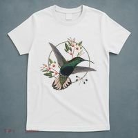 Floral Nature Hummingbird T-Shirt thumb 5