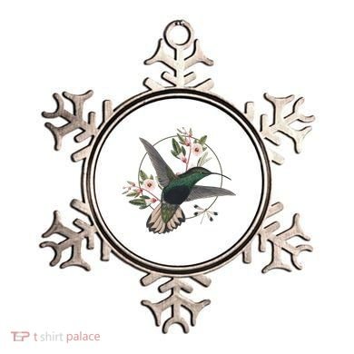 Floral Nature Hummingbird Ornament