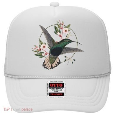 Floral Nature Hummingbird Hat