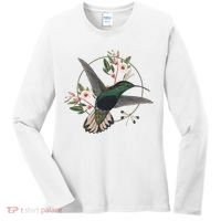 Floral Nature Hummingbird Women's Long Sleeve Shirt thumb 0