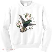 Floral Nature Hummingbird Kids Sweatshirt thumb 0