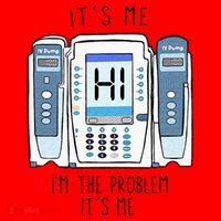Funny Nurse Im The Problem IV Pump ER Icu Med Surg Rn Santa Hat thumb 1
