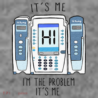 Funny Nurse Im The Problem IV Pump ER Icu Med Surg Rn Toddler Hoodie thumb 2