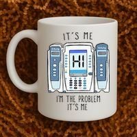 Funny Nurse Im The Problem IV Pump ER Icu Med Surg Rn Coffee Mug thumb 2