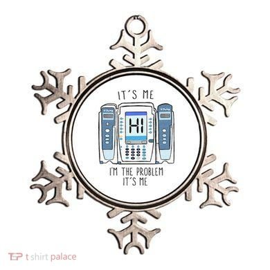 Funny Nurse Im The Problem IV Pump ER Icu Med Surg Rn Ornament