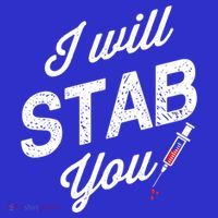 Funny Nurse I Will Stab You Funny Gift For Women's Tank Top thumb 5