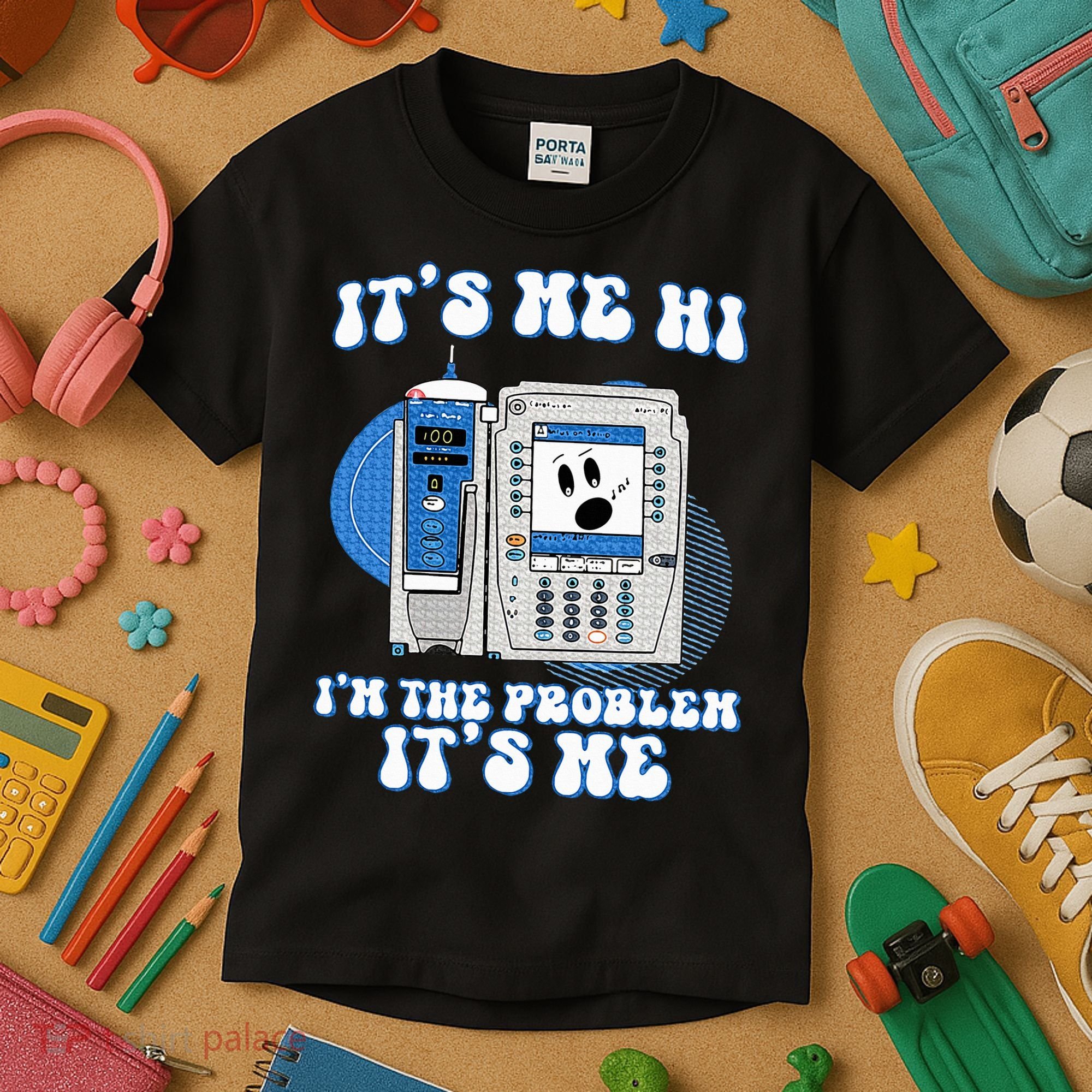 Funny Nurse IM The Problem Iv Pump Er Icu Med Surg Rn Kids T-Shirt