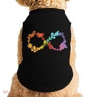 Floral Neurodiversity Infinity Symbol Autism Awareness Doggie Tank thumb 0