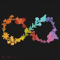 Floral Neurodiversity Infinity Symbol Autism Awareness Sweatshirt thumb 3