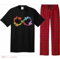 Floral Neurodiversity Infinity Symbol Autism Awareness Pajama Set thumb 0