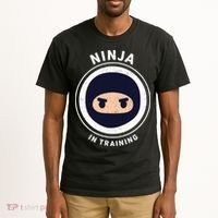 Funny Ninja In Training 1 Tall T-Shirt thumb 2