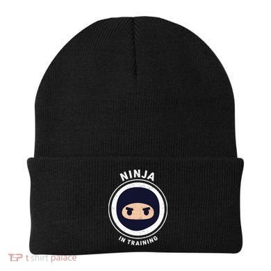 Funny Ninja In Training 1 Beanie