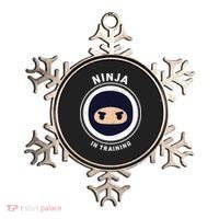 Funny Ninja In Training 1 Ornament thumb 0