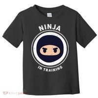 Funny Ninja In Training 1 Toddler T-Shirt thumb 0