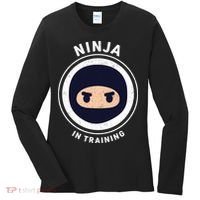 Funny Ninja In Training 1 Women's Long Sleeve Shirt thumb 0