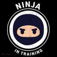 Funny Ninja In Training 1 Women's Long Sleeve Shirt thumb 2