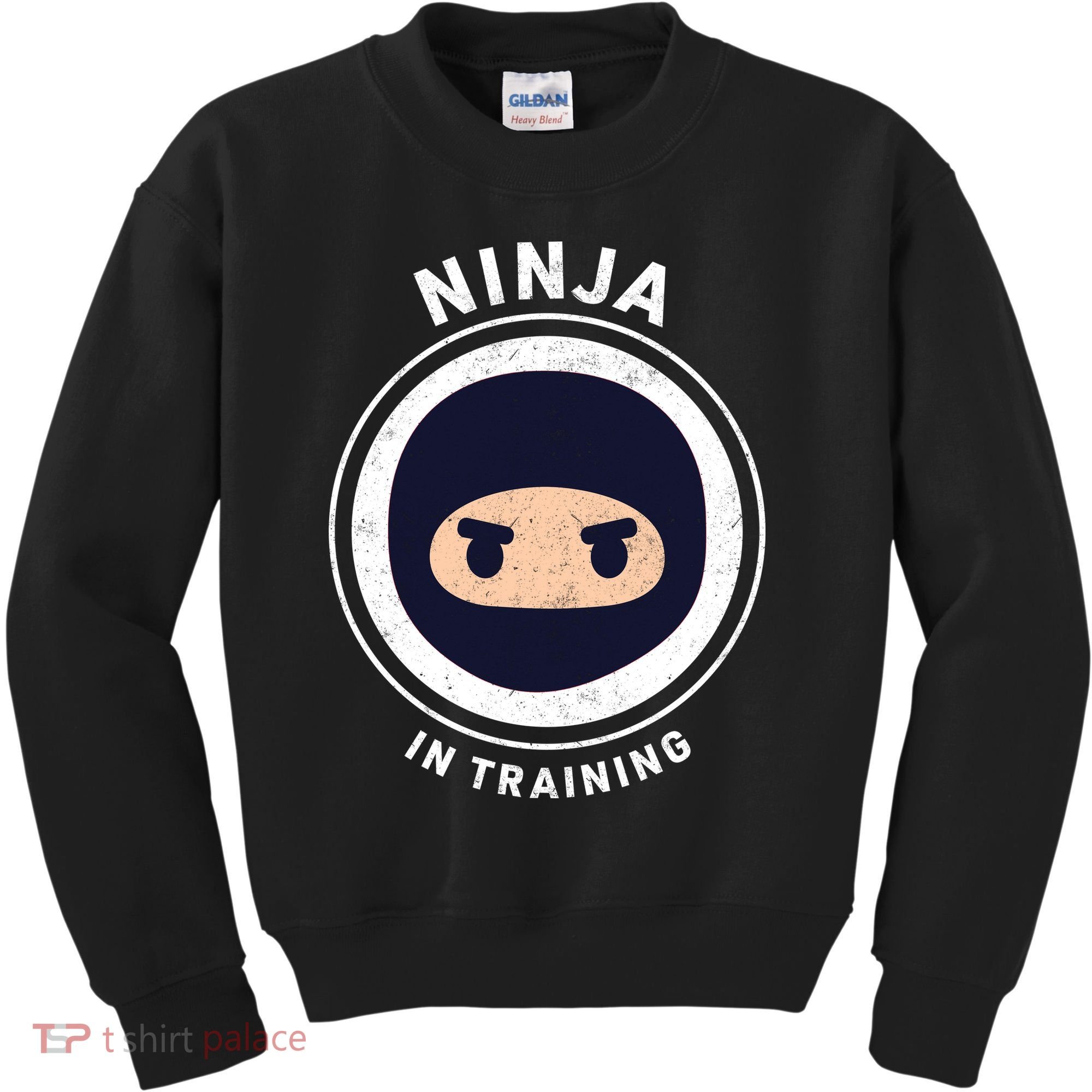 Funny Ninja In Training 1 Kids Sweatshirt