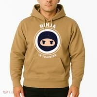 Funny Ninja In Training 1 Hoodie thumb 2