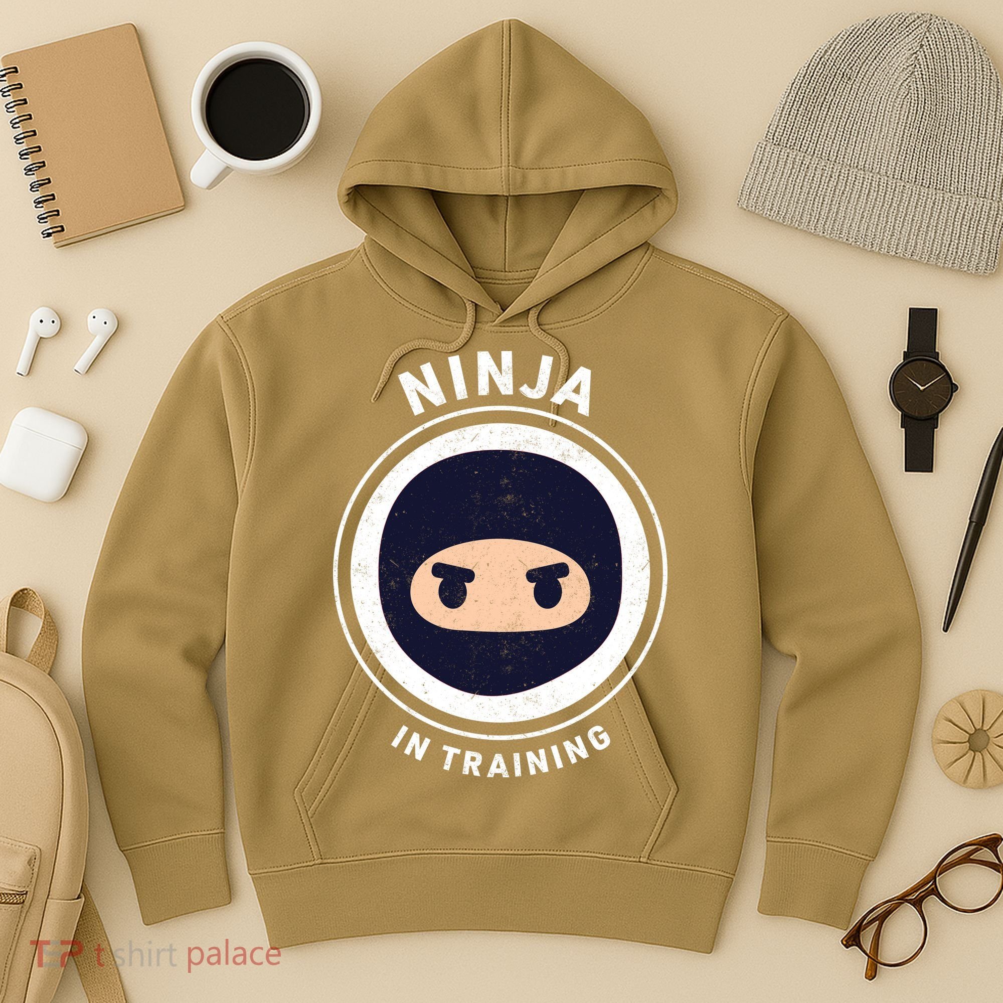 Funny Ninja In Training 1 Hoodie