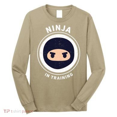 Funny Ninja In Training 1 Long Sleeve Shirt