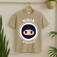 Funny Ninja In Training 1 T-Shirt thumb 2
