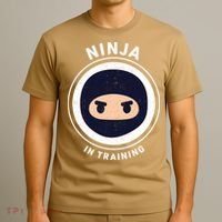 Funny Ninja In Training 1 T-Shirt thumb 3