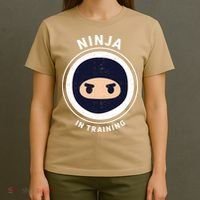 Funny Ninja In Training 1 T-Shirt thumb 4