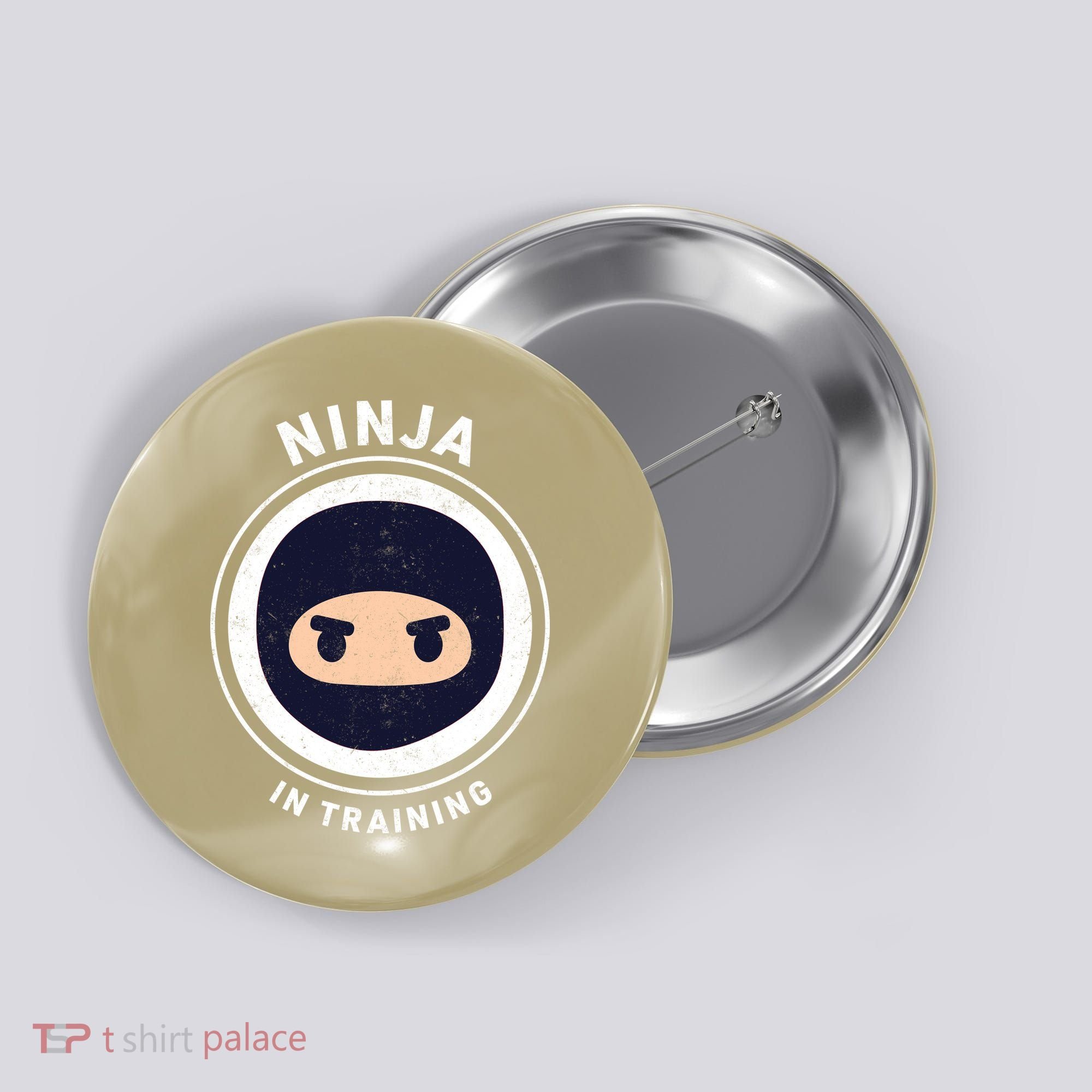 Funny Ninja In Training 1 Button