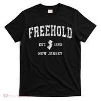 Freehold New Jersey Nj Vintage Athletic Sports T-Shirt thumb 0