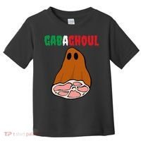 Funny New Jersey Slang Gabagool Spooky Halloween Gabaghoul Toddler T-Shirt thumb 0