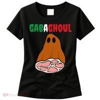 Funny New Jersey Slang Gabagool Spooky Halloween Gabaghoul Women's T-Shirt thumb 0
