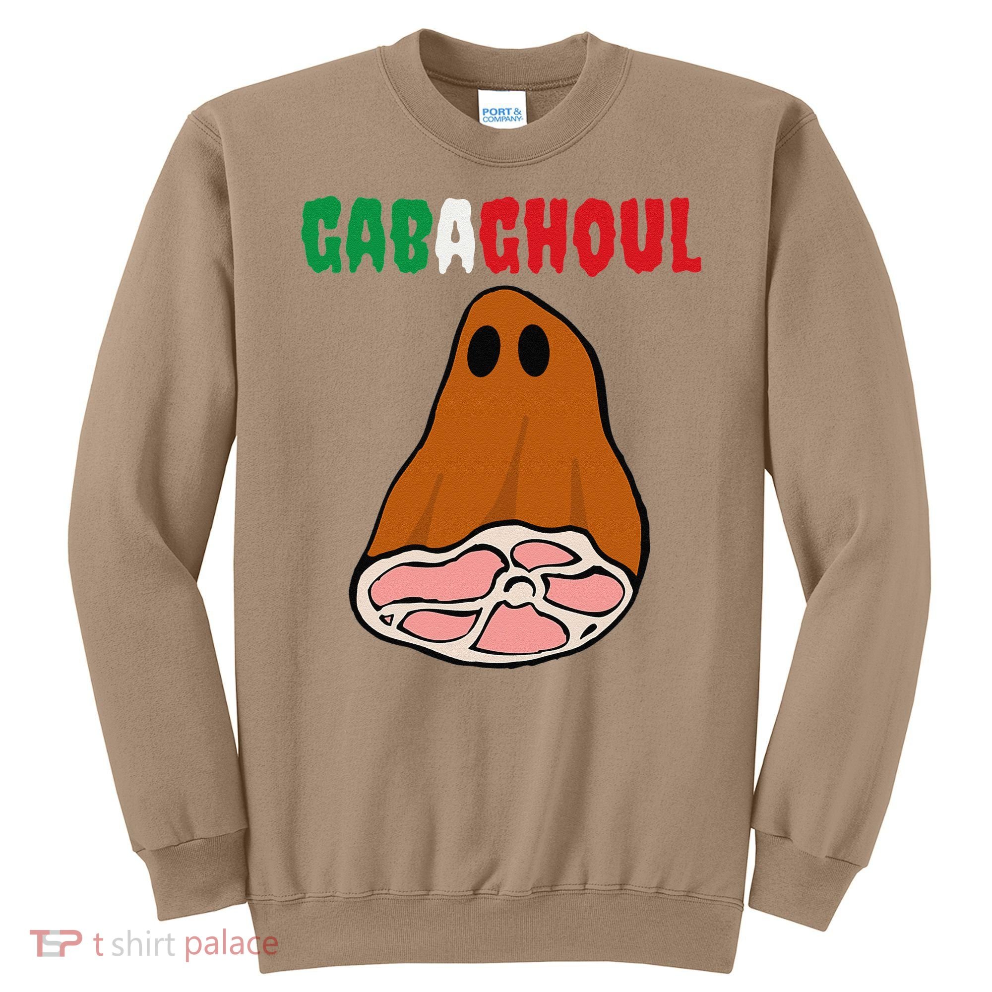 Funny New Jersey Slang Gabagool Spooky Halloween Gabaghoul Sweatshirt