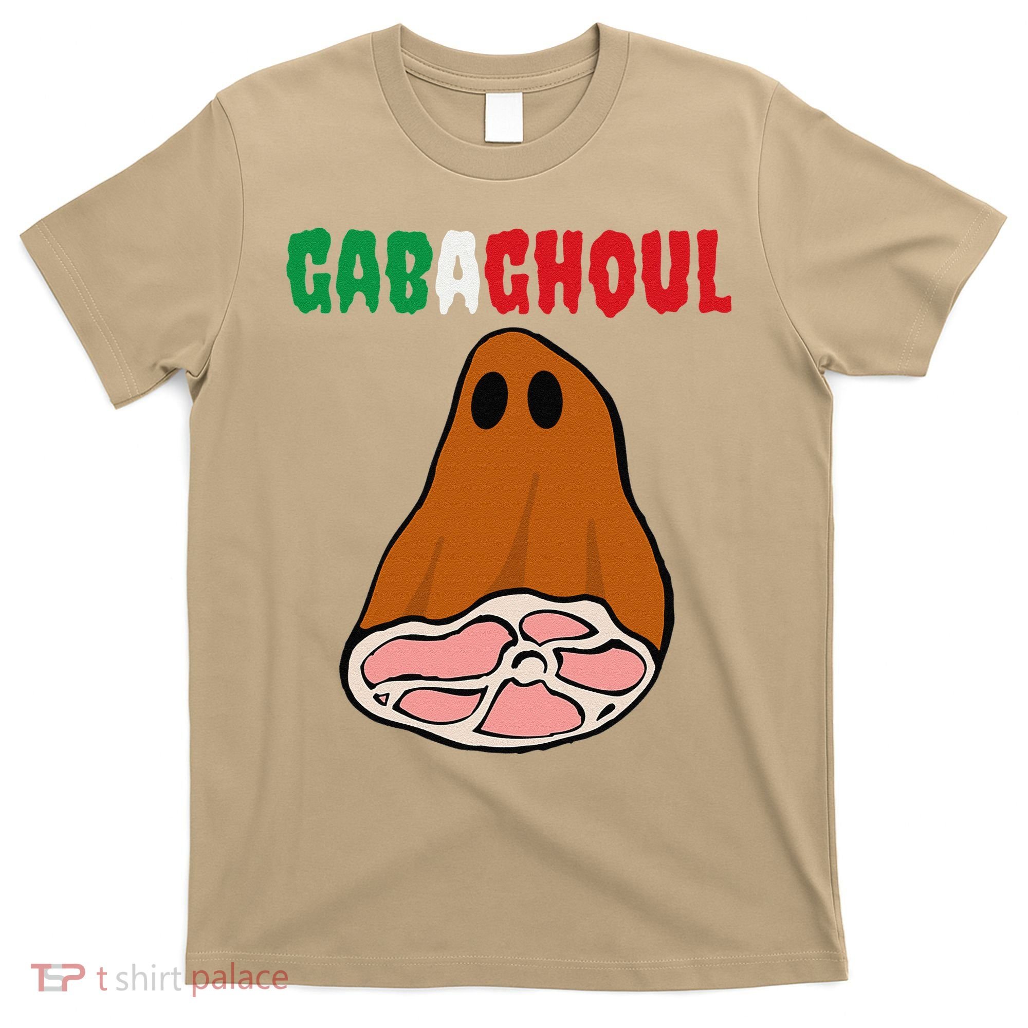 Funny New Jersey Slang Gabagool Spooky Halloween Gabaghoul T-Shirt
