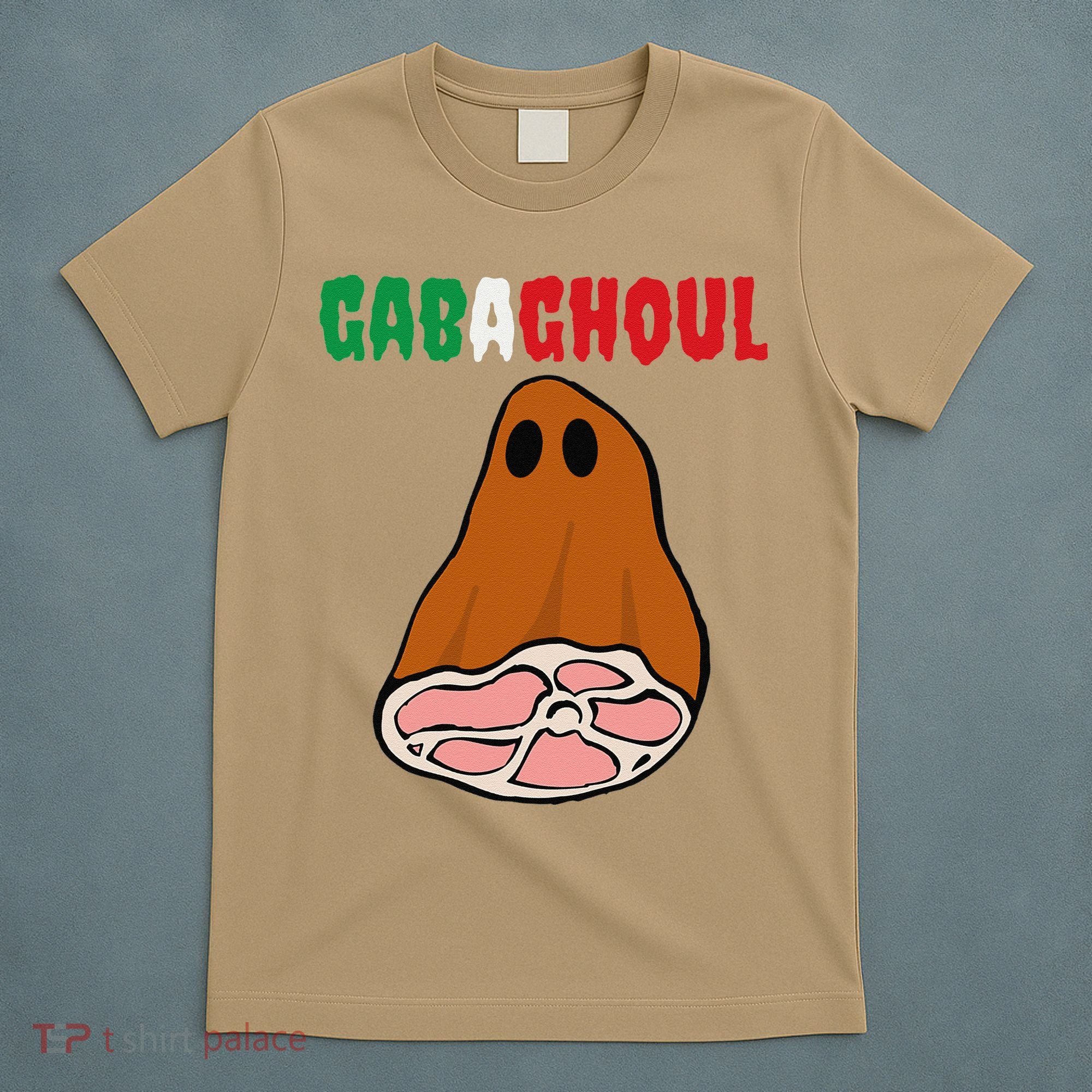 Funny New Jersey Slang Gabagool Spooky Halloween Gabaghoul T-Shirt