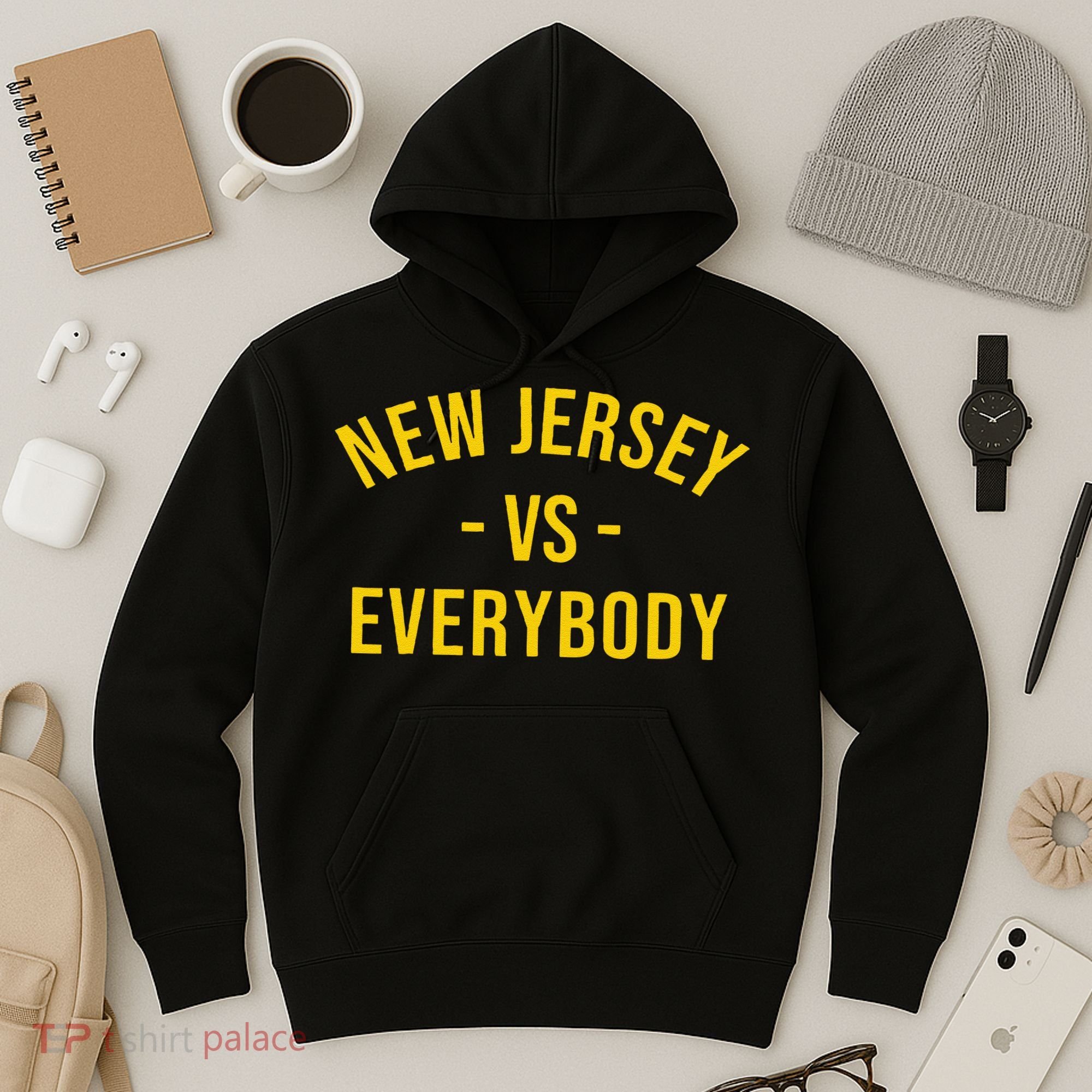 Funny New Jersey Vs Everybodys Gift Hoodie
