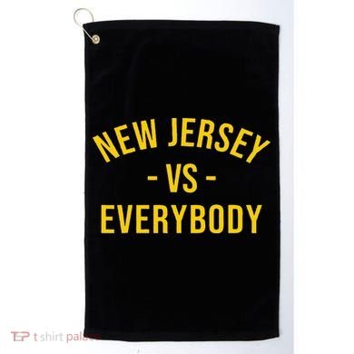 Funny New Jersey Vs Everybodys Gift Golf Towel