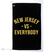 Funny New Jersey Vs Everybodys Gift Golf Towel thumb 0