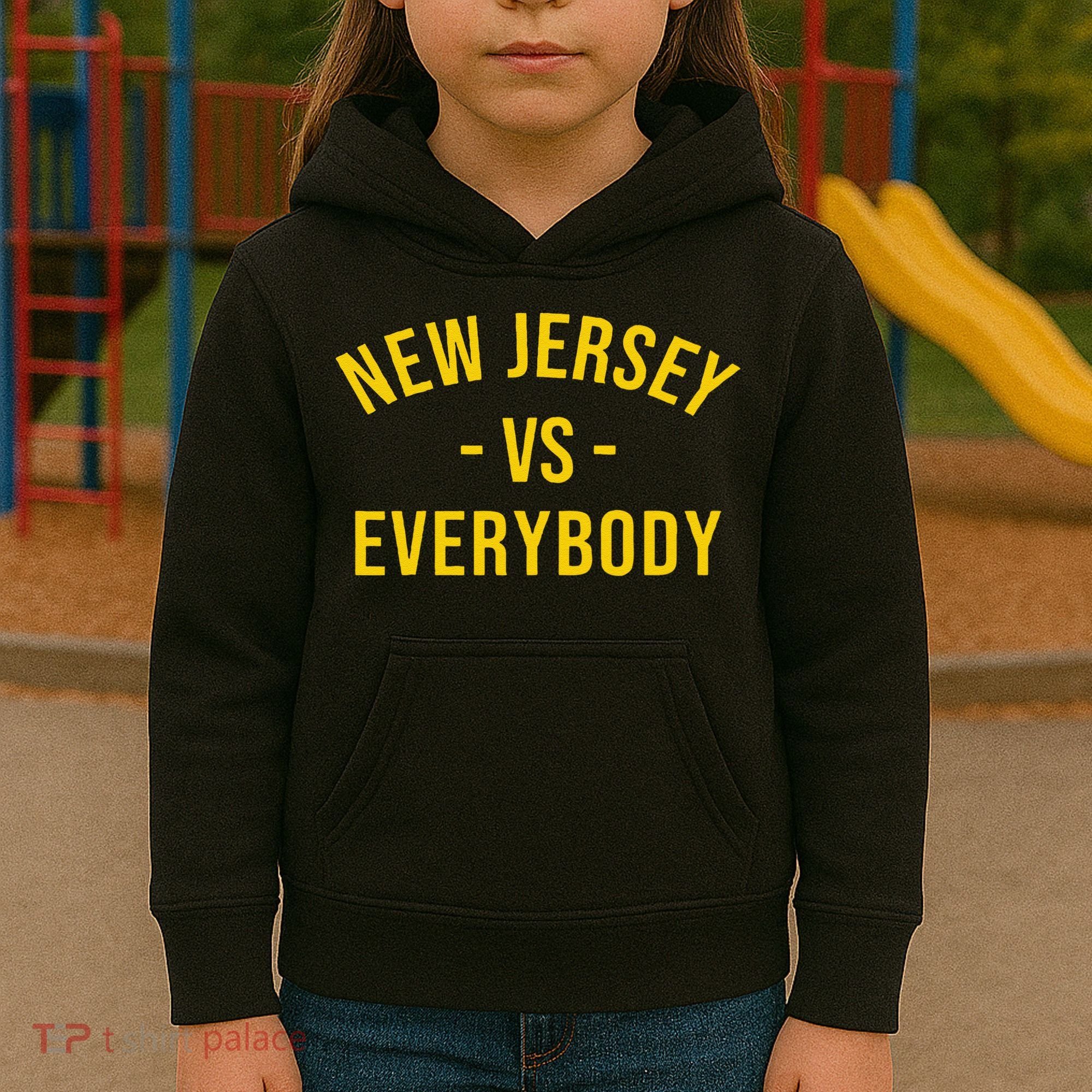 Funny New Jersey Vs Everybodys Gift Kids Hoodie