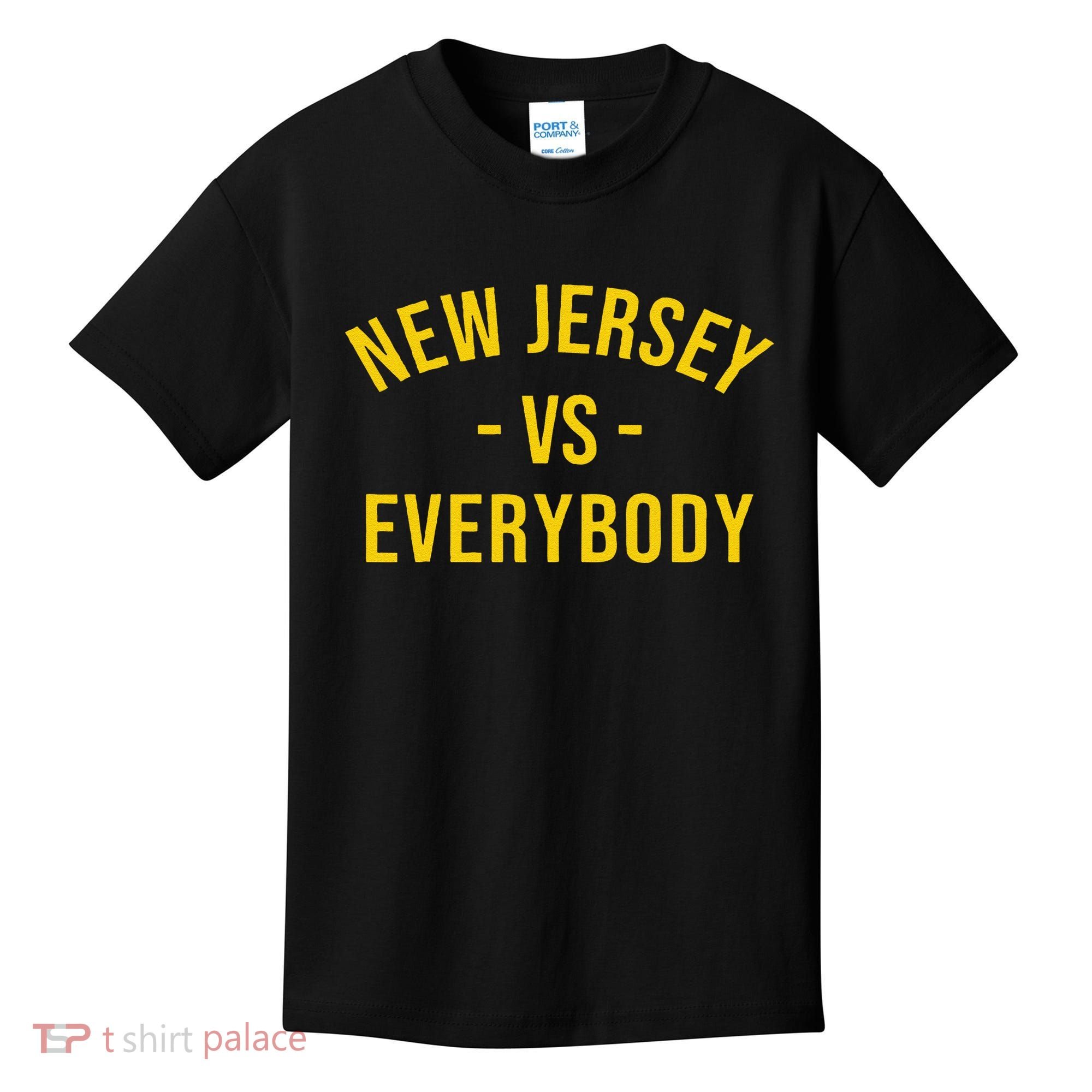 Funny New Jersey Vs Everybodys Gift Kids T-Shirt