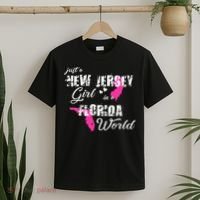 Funny New Jersey S Just A New Jersey Girl In A Florida T-Shirt thumb 2