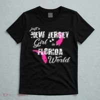 Funny New Jersey S Just A New Jersey Girl In A Florida T-Shirt thumb 5