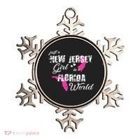 Funny New Jersey S Just A New Jersey Girl In A Florida Ornament thumb 0