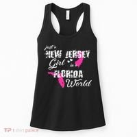 Funny New Jersey S Just A New Jersey Girl In A Florida Women's Tank Top thumb 0