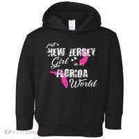 Funny New Jersey S Just A New Jersey Girl In A Florida Toddler Hoodie thumb 0