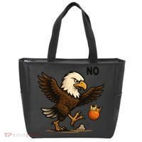 Funny No Kings In America Eagle Tote Bag thumb 0