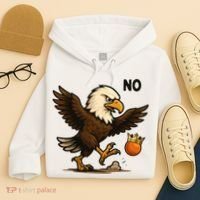 Funny No Kings In America Eagle Hoodie thumb 4
