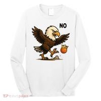 Funny No Kings In America Eagle Long Sleeve Shirt thumb 0