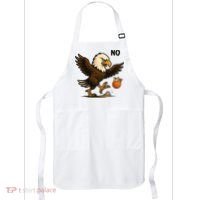 Funny No Kings In America Eagle Apron thumb 0