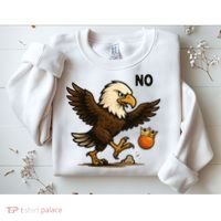Funny No Kings In America Eagle Sweatshirt thumb 2