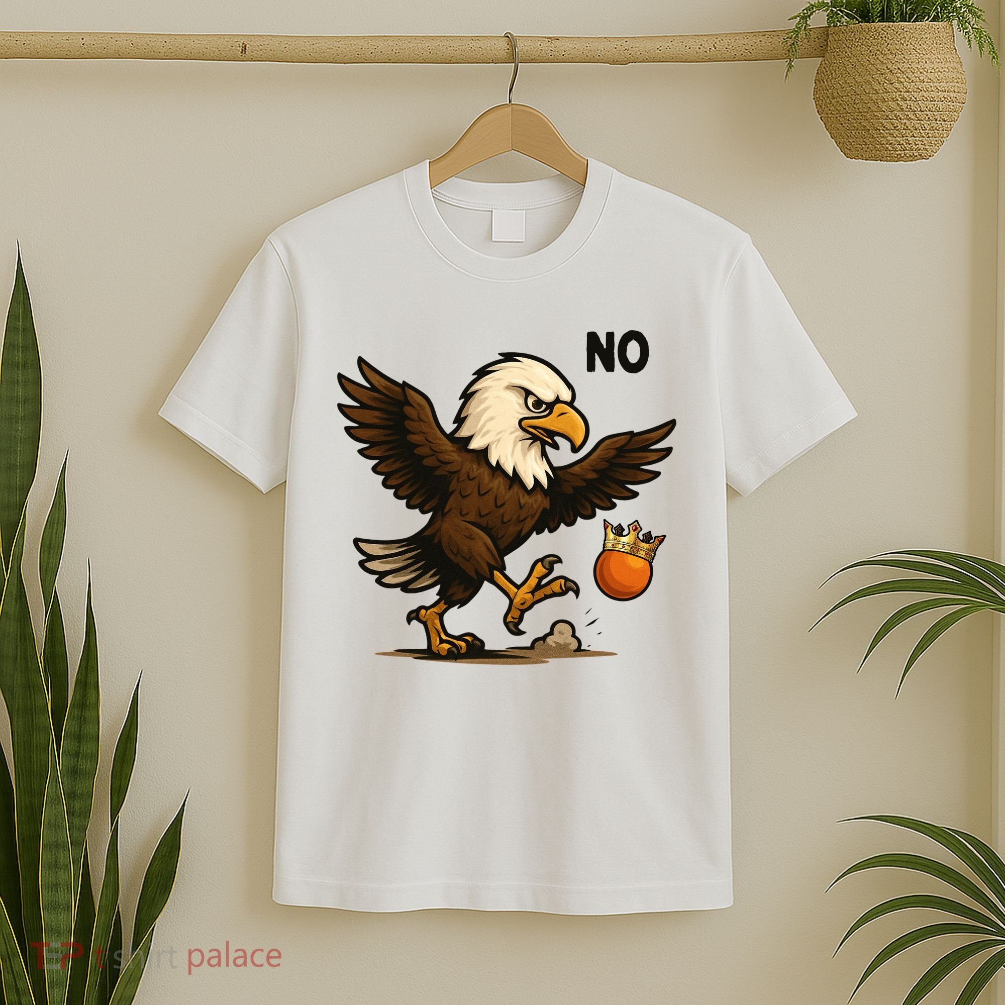 Funny No Kings In America Eagle T-Shirt